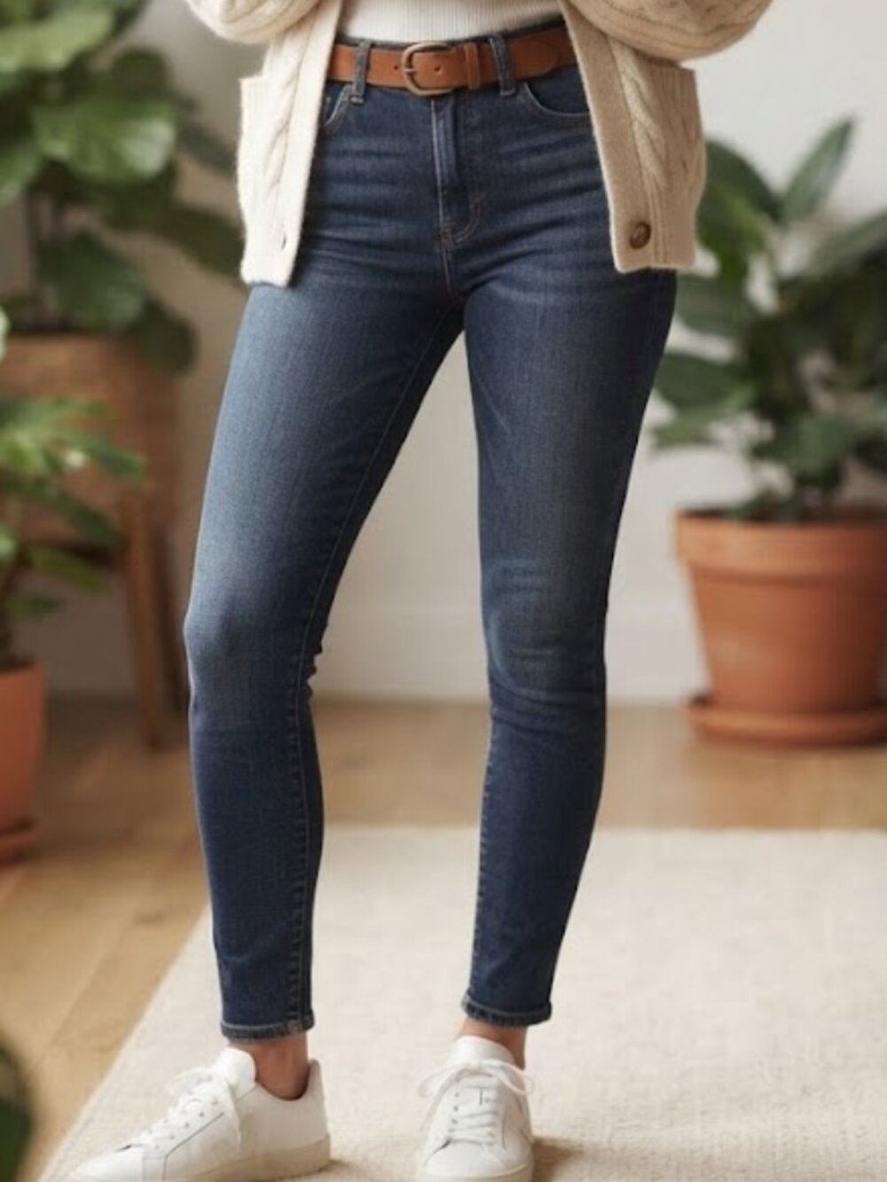 Jules + James Dark Wash Stretch Skinny Jeans Denim Pants Classic Casual size 5